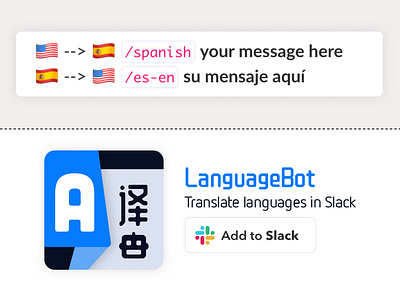 ¿Tienes colegas de habla inglesa con los que trabajas en Slack?