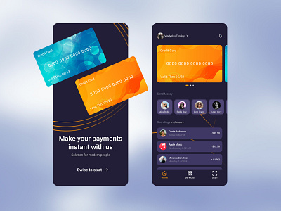 Mobile bank - App Design