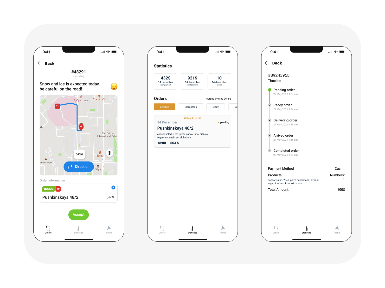 Smart Delivery App by Vladyslav Cheres on Dribbble