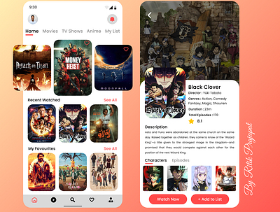 Movies App animation app color design figma homepage icons mobile app movie ui ui design ux