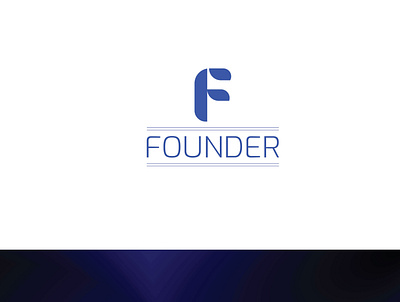 F foounfer logo design brand design branding concept creative design design graphic design logo