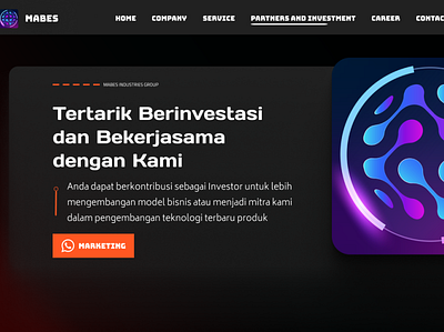 User Interface page Partners and Investment app branding design graphic design illustration logo ui ux vector website design