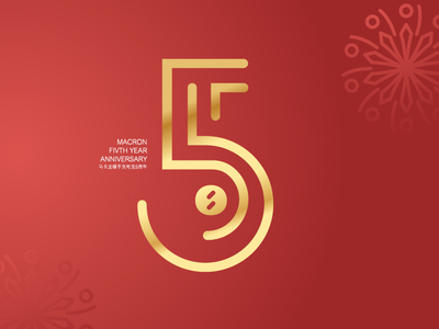 Happy 5th Anniversary by Jackie yip on Dribbble