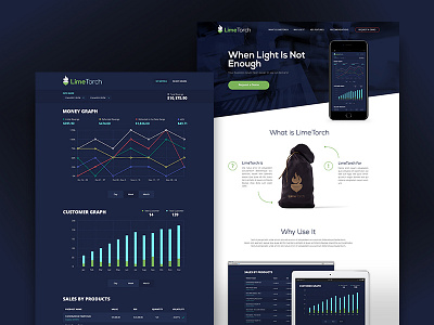 Landing Dribbble dashboard landing page ui elements uidesign