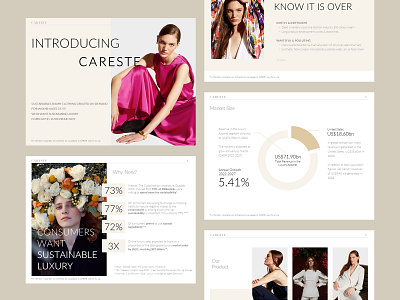 Fashion Pitch Deck Presentation by Tingting Xiong on Dribbble