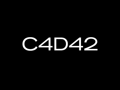 C4D42 brand education identity logo logotype