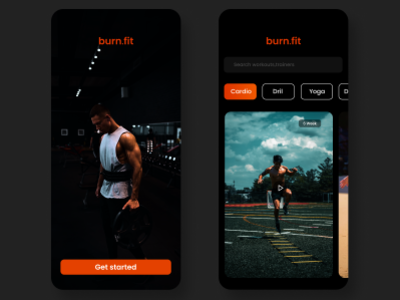 gym app Design app design branding design figma gym gym app design icon minimal redesign app ui ui design ui ux user interface web