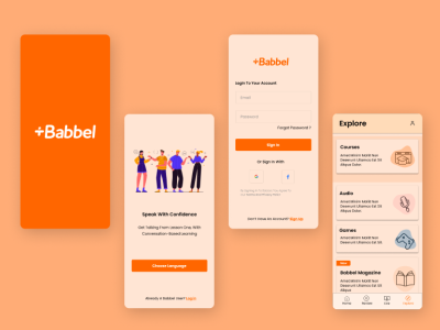 Babbel app Redesign