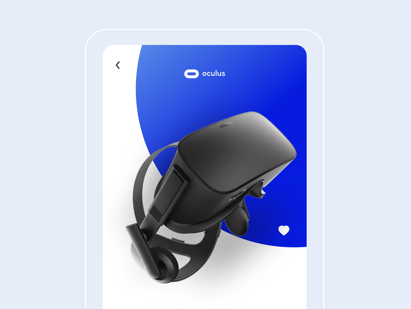 Oculus App Concept UI Design by Ayeni Ayoola on Dribbble