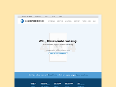 Uh oh 404 page connection disconnected grid illustration landing page outlet ui ux web design website