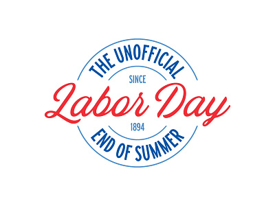 Work Hard. Play Hard. america badge badge design branding federal labor day labor union merica