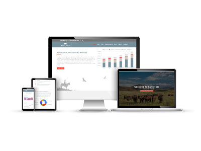 RanchKPI mobile responsive web design website