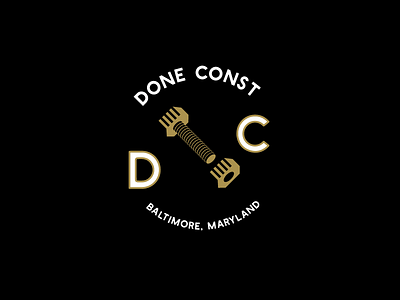 Done Construction 1 baltimore bolt construction dc done logo maryland nut
