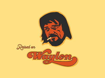 Raised on Waylon country and western country music outlaw music outlaws vintage waylon and willie waylon jennings