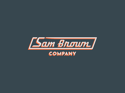 Sam Brown Logo appliances branding brown company home logo logodesign logotype montana sam