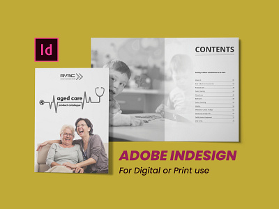 A bi-fold brochure design for digital or print use. bi fold branding brochure design design graphic design illustration indesign typography ui