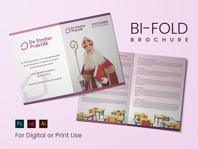 Bi-fold brochure design adobe indesign bi fold design branding brochure design design graphic design illustration logo ui ux vector