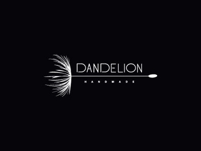 Dandelion branding illustration logo