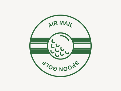 Air Mail - Spoon Golf branding graphic design logo