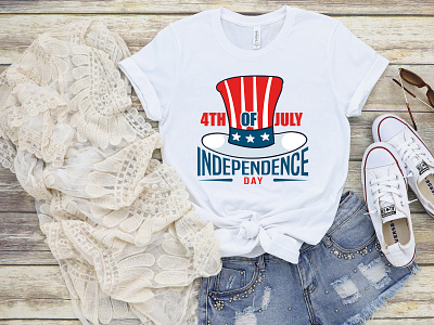 4th of July Independence Day | 4th July T-Shirt Design america american american flag apparel design dude flag fourth freedom graphic illustration independence independent liberty patriotic print shirt star tshirt design us