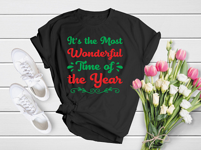 It's the Most Wonderful Time of the Year | Christmas Design 25 apparel bell christmas christmas design christmas time christmas tree christmas tshirt december deer merry merry christmas noel santa shirt t shirt t shirt tee tree xmas