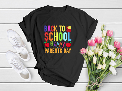 Back To School Happy Parents Day apparel back to school class colourful cool elementary graphic kid kindergarten pen preschool school shirt sticker student study t shirt t shirt teacher welcome