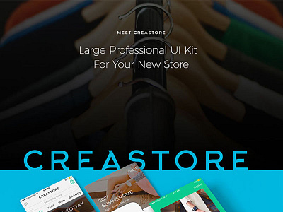 Creastore Ui Kit Shot Dribble free freebies market me premium professional resources ui uikit