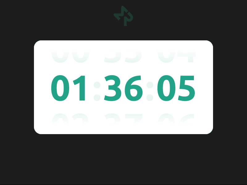 Countdown Timer - Daily UI #014 countdown dailyui dailyui 014 dailyui challenge dailyui challenge 014 dailyui014 figma smart animate timer ui web design