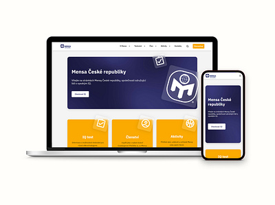 Mensa Website design graphic design mensa product design responsive typography ui ux webdesign