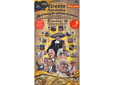 El merecido homenaje al charro de Huentitán design diario pásala graphic design infographics vicente fernández