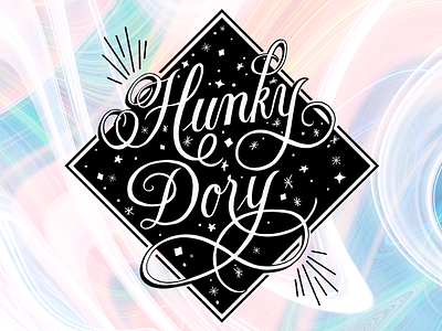 Hunky Dory calligraphy download free textures freebie hand lettering ipad marble procreate textures