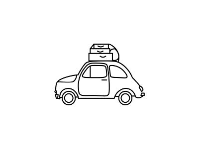 Moving Car Icon branding design graphic design illustration logo vector