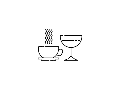 Coffee and Wine Icon