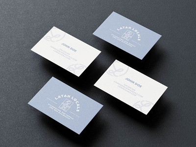 Latah Locals Brand Business Card Design branding design graphic design illustration logo typography vector