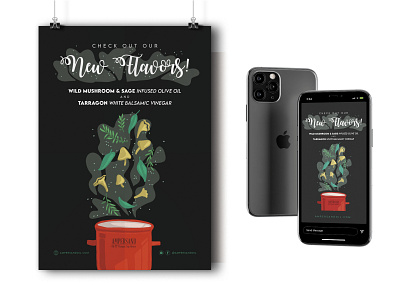 New Flavors Ad Campaign branding design graphic design illustration typography vector