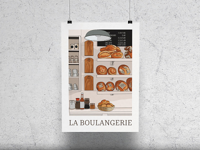 La Boulangerie Art Print