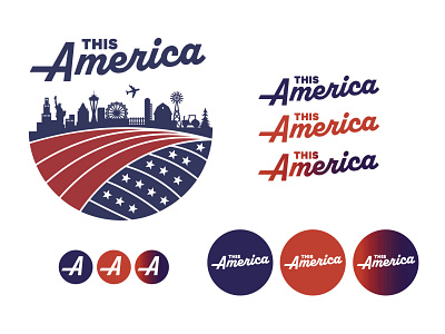 This America Brand branding design graphic design logo typography vector