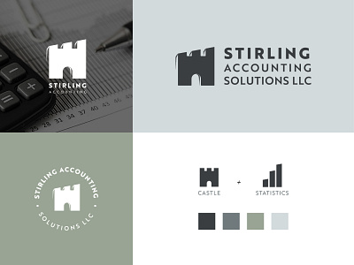 Stirling Accounting Logo Variations