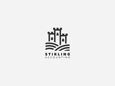 Stirling Accounting Logo Concept branding design graphic design logo typography vector