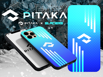 PITAKA x GLACIERS weaving case branding design graphic design gravix studio illustration logo product design