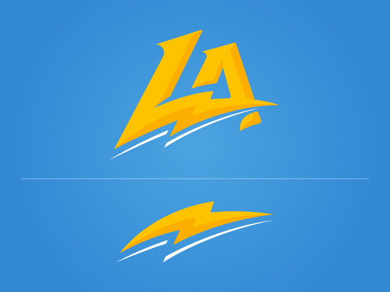 Chargers change colors on new L.A. logo, then replace it entirely