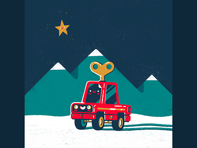 Clockwork Toy Car - Christmas Cards 2022 - 2 of 5