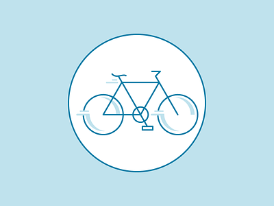 Cruisin' bike brah icon illustration