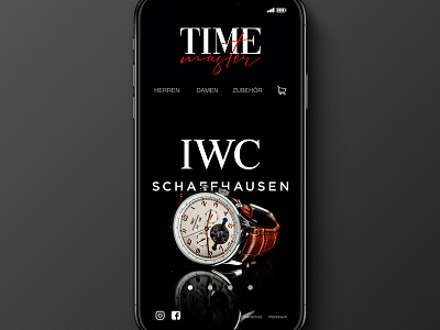 Time Master Watch Shop branding design graphicdesign illustrator internet logo logodesign luxury master mock up photoshop shop store time typography ui ux watch webdesign