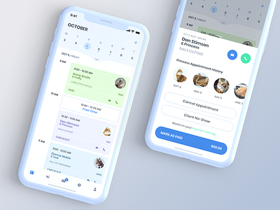 Mobile app for Cats Grooming specialists