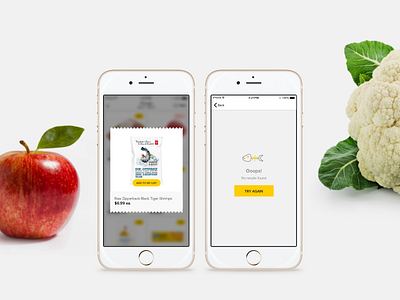 Yp Grocery iOs - iPhone 2018 error message grocery ios iphone app mobile product detail ui ux valerie vezina