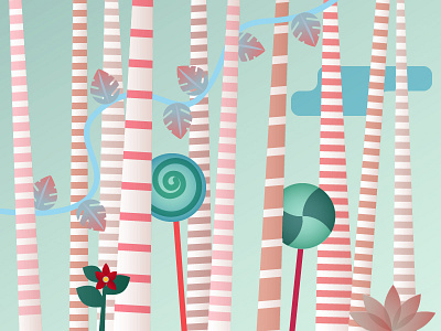 Candy forest