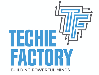 Techie Factory Logo branding logo