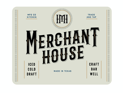 Unused logo for Merchant House branding logo