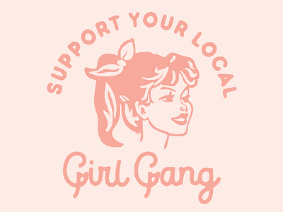 Girl Gang apparel equality feminist gang girl girl gang illustration woman women